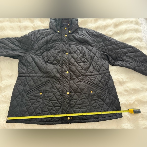 Barbour Millfire Tartan Collection Quilted Hooded Jacket - Picture 10 of 10